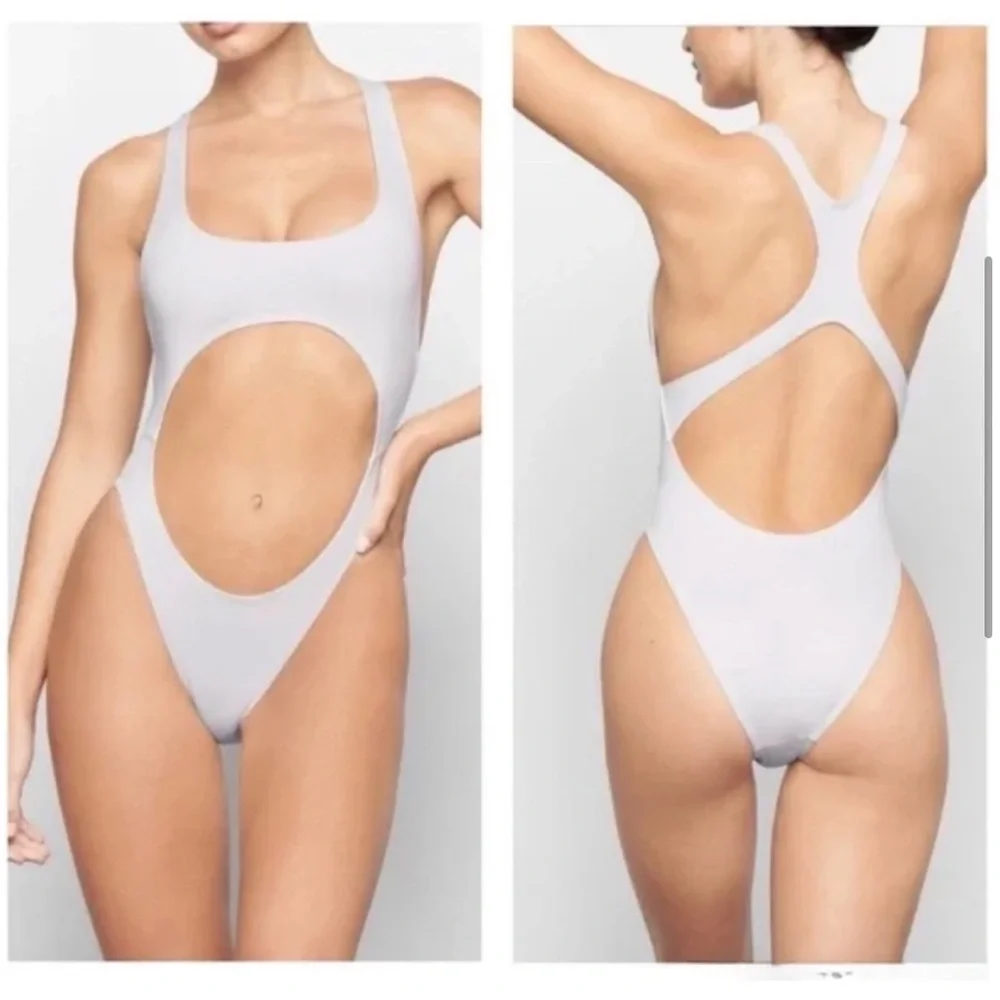 SKIMS Swim Cut Out Monokini NWT